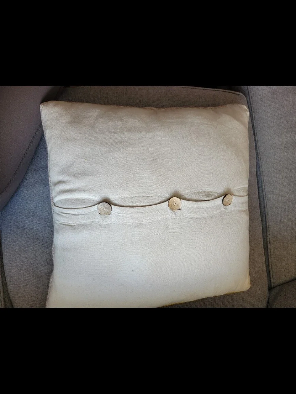 West Elm mustard yellow pillow cover 20x20